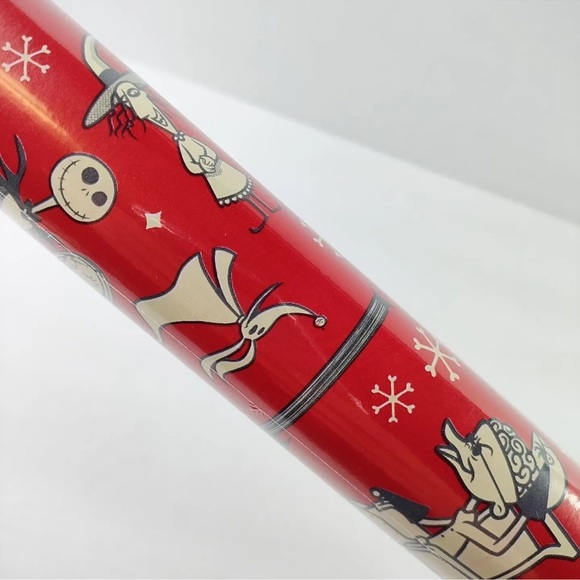 DISNEY Nightmare Before Christmas Wrapping Paper 20 SQ Ft NWT - Picture 5 of 9